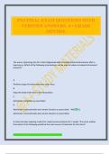 PN3 FINAL EXAM QUESTIONS WITH VERIFIED ANSWERS&period; A&plus; GRADE 2025&sol;2026&period;