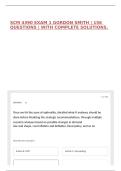 SCM 4390 EXAM 1 GORDON SMITH &vert; 156 QUESTIONS &vert; WITH COMPLETE SOLUTIONS&period;