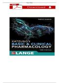 Katzung's Basic and Clinical Pharmacology 16th Edition Test Bank &lpar;Chapters 1-66&rpar; &ndash; 2025 Edition &ndash; Instant Download&excl;&excl;