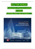 Solution Manual for Fundamentals of Financial Accounting 7th Edition Phillips Libby &vert; All Chapters 1-13
