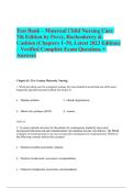 Test Bank &ndash; Maternal Child Nursing Care 7th Edition by Perry&comma; Hockenberry & Cashion &lpar;Chapters 1&ndash;50&comma; Latest 2023 Edition&rpar; &ndash; Verified Complete Exam Questions &plus; Answers