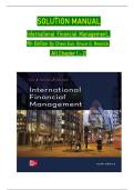 Solution Manual for International Financial Management&comma; 9th Edition by Cheol Eun&comma; Bruce G&period; Resnick  &vert; Complete Chapters 1-21