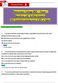 Rasmussen College MDC 1 Exam 1 &vert; 2025&ndash;2026 Verified Questions and Answers &vert; 90&percnt;&plus; Guaranteed Score PDF