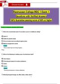 Rasmussen College MDC 1 Exam 1 &vert; 2025&ndash;2026 Verified Questions and Answers &vert; 90&percnt;&plus; Guaranteed Pass PDF