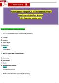 Rasmussen College MDC 1 Final Exam Review &vert; 2025&ndash;2026 Verified Questions and Answers &vert; 100&percnt; Pass Guarantee PDF