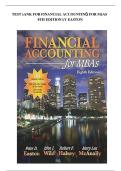 TEST BANK FOR FINANCIAL ACCOUNTING FOR MBAS 8TH EDITION BY EASTON 20252026