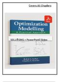 Solution Manual for Optimization Modelling&colon; A Practical Approach 1st Edition