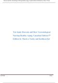 Test Bank for Ebersole and Hess&colon; Gerontological Nursing & Healthy Aging 5th Canadian Edition by Theris A&period; Touhy