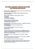 CFA LEVEL I EXAM WITH COMPLETE SOLUTIONS 100&percnt; VERIFIED 2026 UPDATE&excl;&excl;