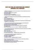 ACCT 303 FINAL MC QUESTIONS AND CORRECT ANSWERS 100&percnt; VERIFIED&excl;&excl;