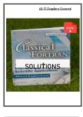 Classical Fortran&colon; Programming for Engineering and Scientific Applications 2nd Edition - Solutions Manual 