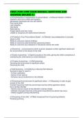 CMAS 258N CORE EXAM MANUAL QUESTIONS AND ANSWERS GRADED A&plus;