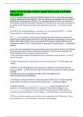 CMAS 258N EXAMS SCRIPT QUESTIONS AND ANSWERS GRADED A&plus;