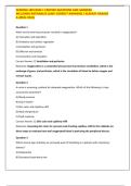 NURSING 180 EXAM 1 VERIFIED QUESTIONS AND ANSWERS  INCLUDING RATIONALES &lpar;100&percnt; CORRECT ANSWERS&rpar; &sol; ALREADY GRADED A&plus;&lpar;REAL DEAL&rpar;