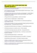 DSP 1 ACTUAL FINAL PAPER QUESTIONS AND ANSWERS GRADED A&plus;