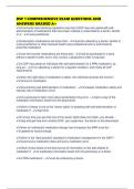DSP 1 COMPREHENSIVE EXAM QUESTIONS AND ANSWERS GRADED A&plus;