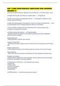 DSP 1 CORE EXAM MANUAL QUESTIONS AND ANSWERS GRADED A&plus;