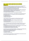 DSP 1 STUDY GUIDE QUESTIONS AND ANSWERS GRADED A&plus;