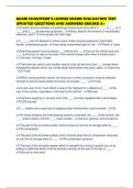 GUAM CHAUFFEUR'S LICENSE EXAMS EVALUATION TEST UPDATED QUESTIONS AND ANSWERS GRADED A&plus;