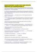 GUAM CHAUFFEUR'S EXAMS STUDY GUIDE UPDATED QUESTIONS AND ANSWERS GRADED A&plus;