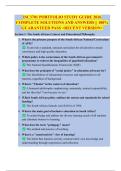 ISC3701 PORTFOLIO STUDY GUIDE 2026  COMPLETE SOLUTIONS AND ANSWERS &vert;&vert; 100&percnt;  GUARANTEED PASS <RECENT VERSION> 