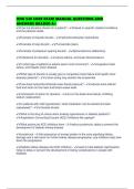 HNG 540 CORE EXAM MANUAL QUESTIONS AND ANSWERS GRADED A&plus;