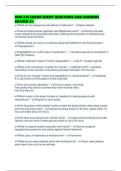HNG 540 EXAMS SCRIPT QUESTIONS AND ANSWERS GRADED A&plus;