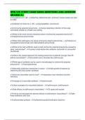 HNG 540 STUDY EXAM GUIDE QUESTIONS AND ANSWERS GRADED A&plus;