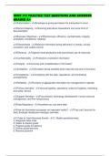INMT 341 PRACTICE TEST QUESTIONS AND ANSWERS GRADED A&plus;