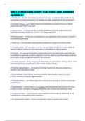 MRKT-35010 EXAMS SCRIPT QUESTIONS AND ANSWERS GRADED A&plus;