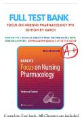Test Bank &mdash; Karch&rsquo;s Focus on Nursing Pharmacology&comma; 9th Edition &mdash; Rebecca G&period; Tucker &vert; Complete 2025&ndash;2026 Nursing Exam Prep