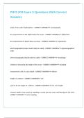 PHYS 203 Exam 3 Questions With Correct Answers