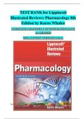 Test Bank for Lippincott Illustrated Reviews&colon; Pharmacology 8th Edition by Karen Whalen&vert; 9781496384133&vert; All Chapters 1-47&vert;LATEST