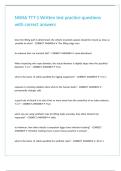 NWSA TTT-1 Written test practice questions with correct answers&period;