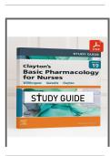 Comprehensive Study Guide for Clayton's Basic Pharmacology for Nurses&comma; 19th Edition