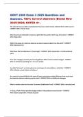 GOVT 2306 Exam 3 2025 Questions and Answers&period; 100&percnt; Correct Answers &lpar;Brand New 2025&sol;2026&rpar; RATED A&plus;&period;
