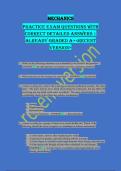 MECHANICS PRACTICE EXAM QUESTIONS WITH CORRECT DETAILED ANSWERS &vert; ALREADY GRADED A&plus;<recent version>