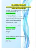NR 228 EDAPT&colon; EXAM  QUESTIONS WITH CORRECT VERIFIED ANSWERS   &vert; 100&percnt; PASS &lpar;A&plus; CERTIFIED&rpar; 