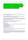 BEHV 5634-STUDY GUIDE&colon; L&comma; S&comma; & A CHAPTER 3 -UNDERSTANDING PAST AND CURRENT SUPERVISORY AND MENTORED RELATIONSHIPS QUESTIONS AND ANSWERS