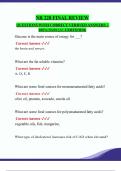 NR 228 FINAL REVIEW  QUESTIONS WITH CORRECT VERIFIED ANSWERS  &vert;  100&percnt; PASS &lpar;A&plus; CERTIFIED&rpar; 