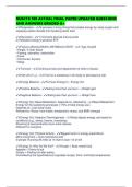 NUSCTX 10S ACTUAL FINAL PAPER UPDATED QUESTIONS AND ANSWERS GRADED A&plus;