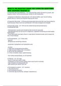 NUSCTX 10S PRACTICE EXAM TEST UPDATED QUESTIONS AND ANSWERS GRADED A&plus;