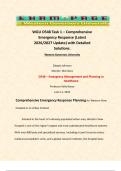 D548 Task 1 &ndash; Comprehensive Emergency Response &lpar;Latest 2026&sol;2027 Update&rpar; with Detailed Solutions&period; Western Governors University  