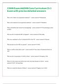 COHN Exam AAOHN Core Curriculum Ch 1 Exam with precise detailed answers