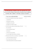 NPS PHLEBOTOMY CERTIFICATION TEST 2025 PRACTICE  2025 ACTUAL EXAM COMPLETE QUESTIONS WITH DETAILED VERIFIED ANSWERS &lpar;100&percnt; CORRECT ANSWERS&rpar; &sol;ALREADY GRADED A&plus;