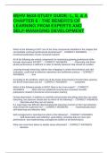 BEHV 5634-STUDY GUIDE&colon; L&comma; S&comma; & A CHAPTER 6 - THE BENEFITS OF LEARNING FROM EXPERTS AND SELF-MANAGING DEVELOPMENT EXAM