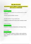 NR 228- EXAM 2  QUESTIONS WITH CORRECT VERIFIED ANSWERS  &vert;  100&percnt; PASS &lpar;A&plus; CERTIFIED&rpar;