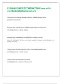 FLSD NYC NEWEST UPDATED Exam with verified detailed solutions