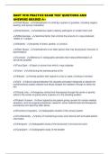 RADT 1010 PRACTICE EXAM TEST QUESTIONS AND ANSWERS GRADED A&plus;