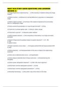 RADT 1010 STUDY EXAM GUIDE QUESTIONS AND ANSWERS GRADED A&plus;